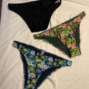 Lot of Aerie cheeky/cheekier Bikini bottoms